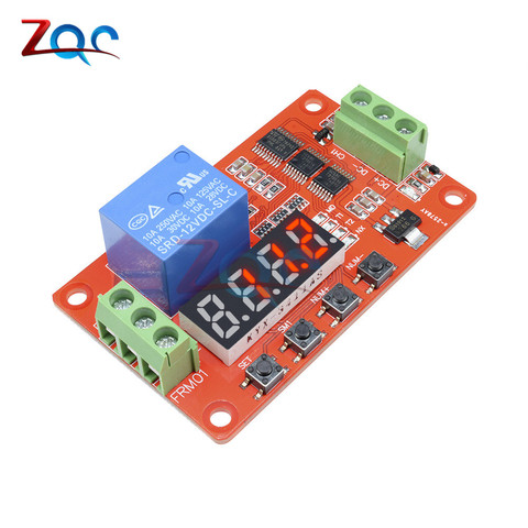 12V DC Multifunction Self-lock Relay PLC Cycle Delay Time Timer Switch Module PLC Home Automation Delay Module ► Photo 1/6