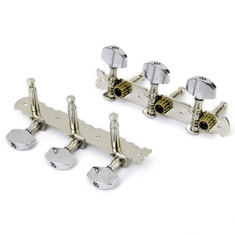 Metal Classic Guitar String Tuning Pegs Machine Heads Tuners Keys Parts 3L 3R ► Photo 1/6