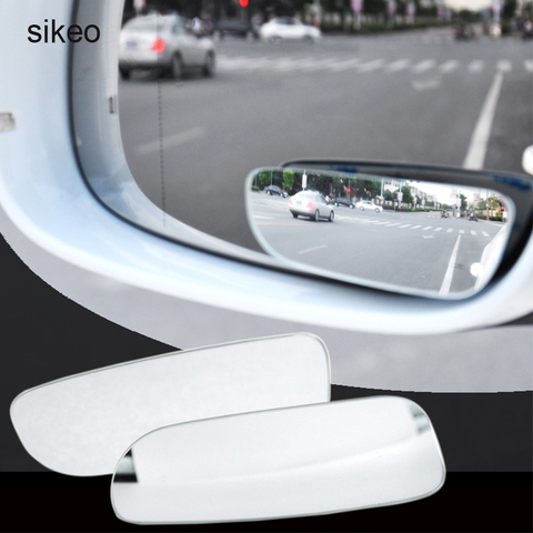 2Pcs Car Convex mirror Wide Angle Blind Spot Mirror Parking Auto Motorcycle Rear View Adjustable Mirror Car Mirror 360 Degree ► Photo 1/6