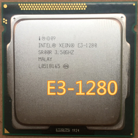 Intel Xeon E3-1280  e3-1280 8M Cache 3.60 GHz SR00R LGA1155 E3 1280 CPU Processor can work ► Photo 1/1