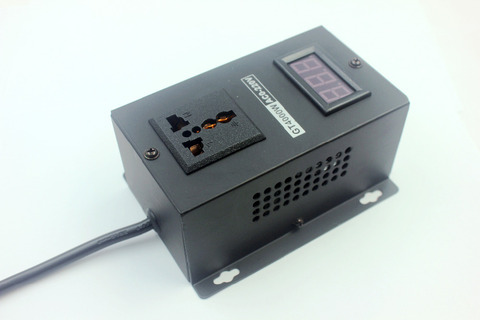 AC 220V 4000W SCR Electronic Voltage Regulator Power Regulation Motor Speed Adjust Controller Dimmer Thermostat ► Photo 1/6