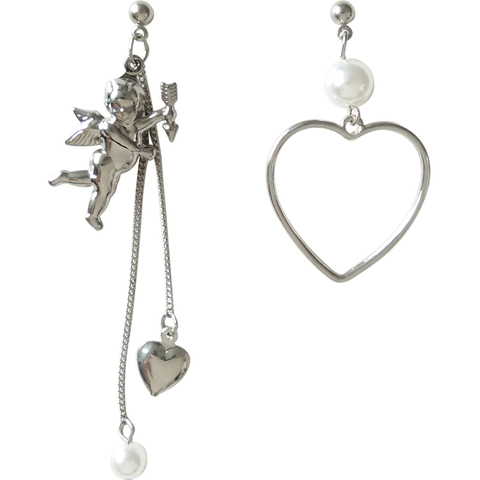 fashion jewelry accessories metal Chic cupid arrow angel earrings for women ► Photo 1/5