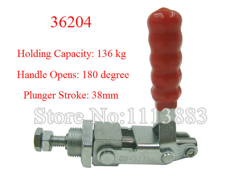 3PCS Push Pull Type Toggle Clamp 36204 Holding Capacity 136KG 300LBS Plunger Stroke 38mm ► Photo 1/4