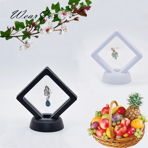 Hot Sale PET Membrane Jewelry Display Suspended Stand Holder For Ring Earring Storage & Carrying Pearl Bead Showcase Elastic Box ► Photo 1/6