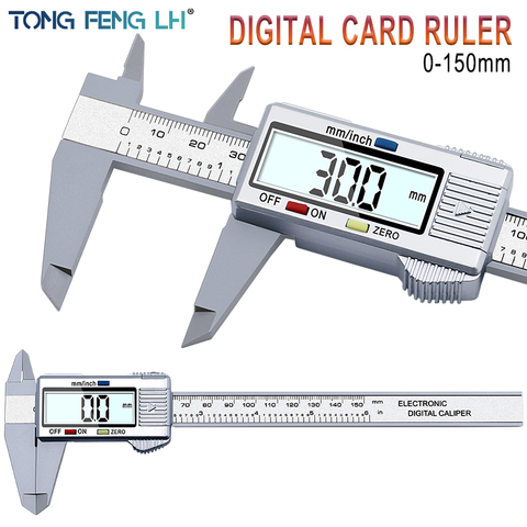 Tongfenglh 6inch LCD 150mm Digital Electronic Carbon Fiber Vernier Caliper Gauge Micrometer Model 5201 ► Photo 1/6