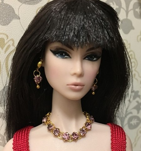 Handmade Fashion Jewelry Earring + Necklace Accessories For BB Fr 1:6 Dolls BBIEAR00X ► Photo 1/6