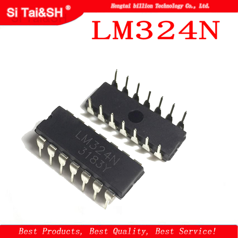 10PCS LM324 LM324N  DIP-14  New Quad Operational Amplifier ► Photo 1/1