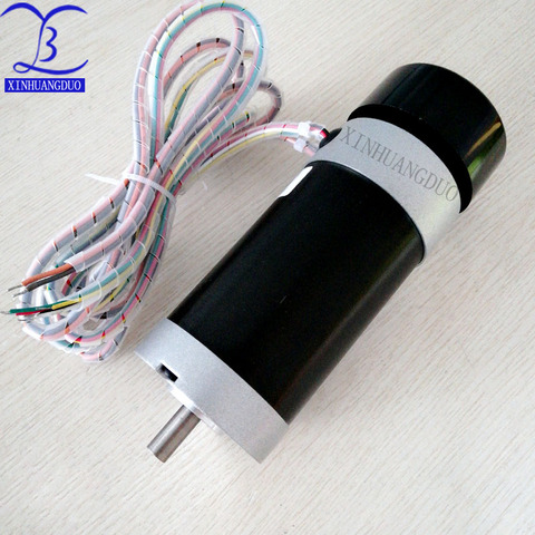 500W DC brushless motor + fan  DC 0-48V  CNC Carving Milling Air cold Spindle Motor  Engraving  With fan ► Photo 1/5