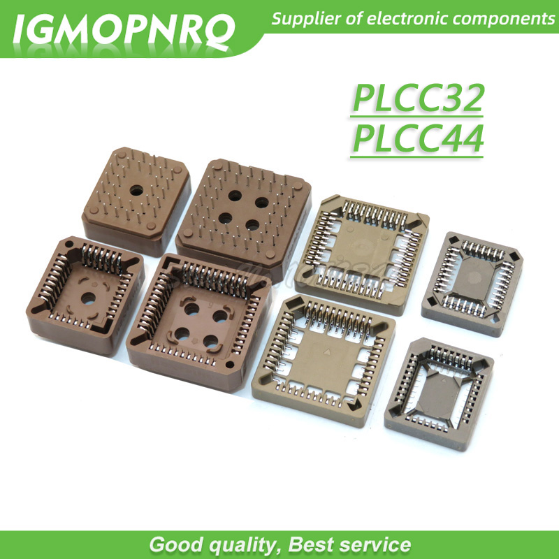 10x IC-version PLCC socle Sockets PLCC 32 32pol SMT SMD