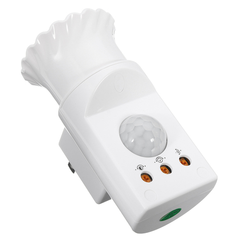 Jiguoor E27 AC 220V Human Newest Body Infrared IR Automatic Sensor LED Bulb Light PIR Motion Detector Wall Lamp Base US Plug ► Photo 1/6