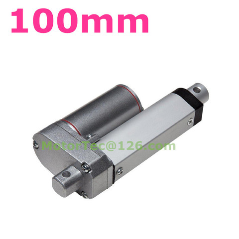 New 100mm stroke 1500N 150KG load capacity heavy duty 12V 24V DC electric linear actuator ► Photo 1/1