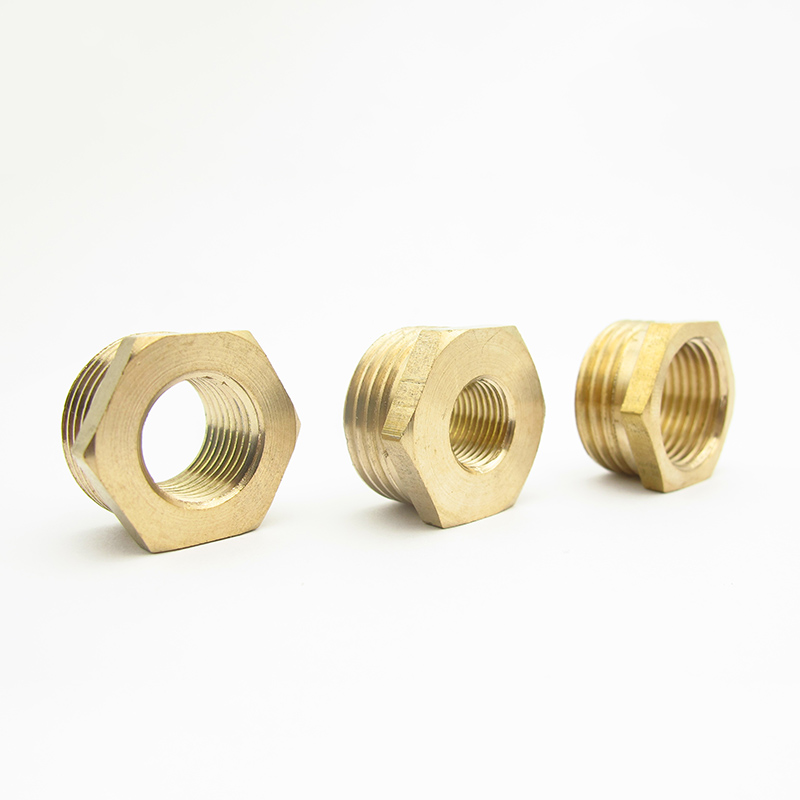 1/2 BSP Female x 1 BSP Male Thread Brass Hex Reducer Bushing Reducing Pipe Fitting Coupler Connector Adapter 