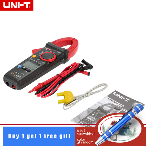 UNI-T UT213C Digital Clamp Meter Multimeter AC/DC 400.0A Voltage Current Resistance Capacitance Diode Continuity NCV Temperature ► Photo 1/6