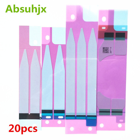 Absuhjx 20pcs Battery Adhesive Sticker for iPhone 6 6S Plus 7 7P 3M Double Tape Pull Trip Grue for iPhone X 8 8P 5S 5C XS Max ► Photo 1/1