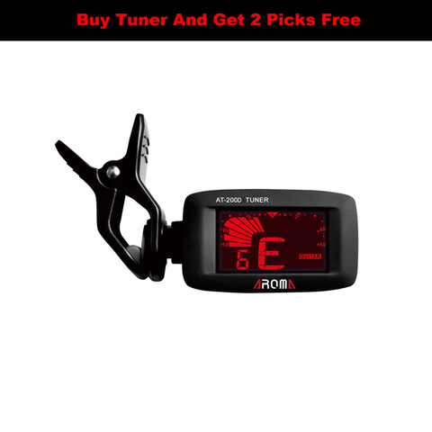Aroma AT-200D High Quality Clip On Guitar Tuner Portable Universal Digital Tuner for Chromatic Guitar Bass Ukulele Violin ► Photo 1/6