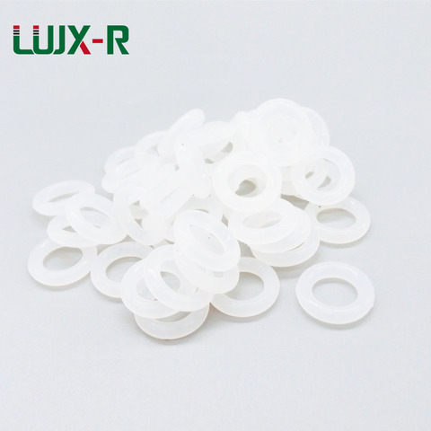 LUJX-R 20pcs White Silicone O Ring Seal 3mm CS O-ring Gasket OD 10 11 12 16 17 18 20 21 24mm Food Grade Sealing Washer O Grommet ► Photo 1/3