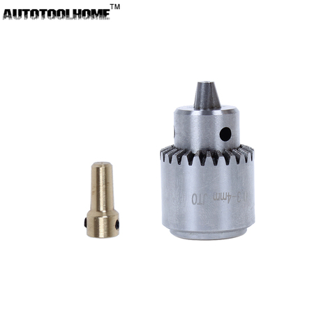 AUTOTOOLHOME Mini Electric Drill Chuck 0.3-4mm JTO Taper Mounted Lathe For 2.3 3.17 Motor Shaft Connect Rod PCB Wood Press Tool ► Photo 1/6
