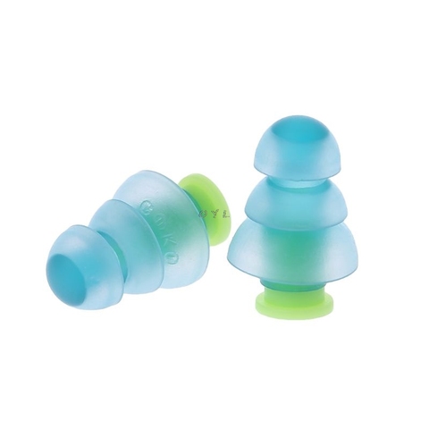 1 Pair Silicone Earplugs Noise Cancelling Reusable Ear Plugs Hearing Protection newest ► Photo 1/6