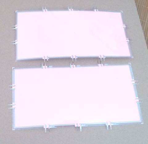 20x10cm cuttable el backlight el foil el backlight panel with DC5V inverter and connector ► Photo 1/5