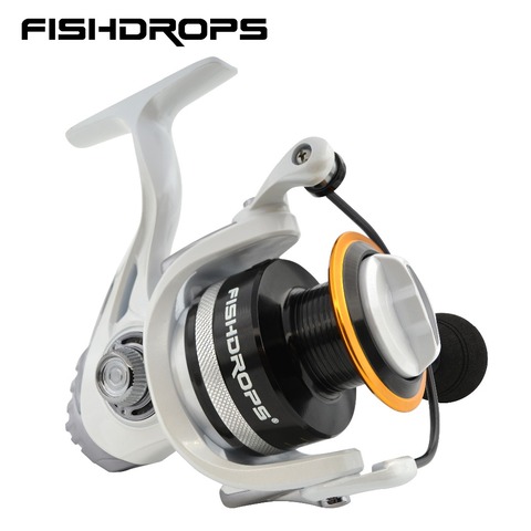 Fishdrops Spinning Fishing Reel Metal Power Handle Carbon Fiber Drag Systems Saltwater Freshwater Fishing Pesca Wheel ► Photo 1/1