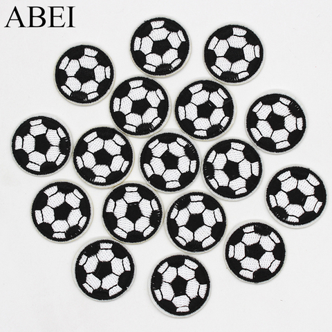 10pcs/lot Embrioidered Football Patches for boy bags clothes jeans Iron on Cartoon Stickers Handmade Garment Appliqued Supplier ► Photo 1/6