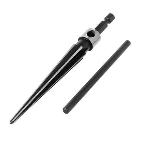 3-13mm Bridge Pin Hole Hand Held Reamer T Handle Tapered 6 Fluted Chamfer Reaming Woodworker Core Cutting Tool Tapered Reamer ► Photo 1/6