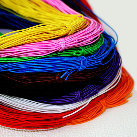 10 Colors Choice 25meters 1MM  Beading elastic Stretch Cord Beads Cord String Strap Rope Bead For Bracelet ► Photo 1/6