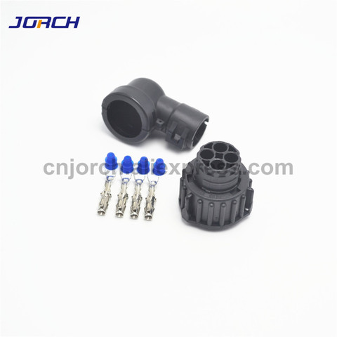 5 sets 4 pin tyco round HOWO A7 odometer speed sensor plug sealed female auto connector 1-967325-1 with cable Sheath 965783-1 ► Photo 1/2