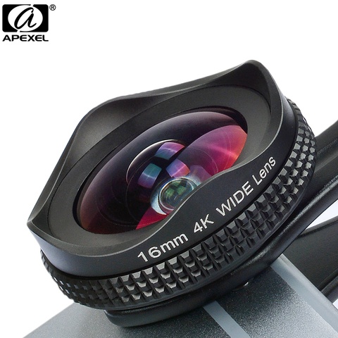 Apexel Fisheye Lens Aliexpress APEXEL Pro Camera Lens Kit 16mm 4k