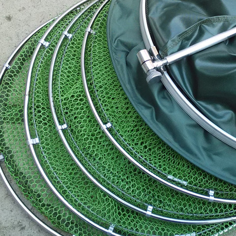 Double Stainless Steel Rings 5 Layers Collapsible Fish Care Net