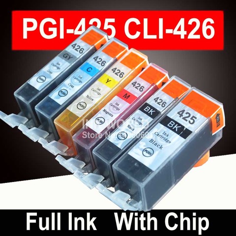 For Canon Pixma MG6140 MG6240 MG8140 MG8240 Printer Cartridge Ink PGI-425 CLI-426 PGI425 6C ► Photo 1/3