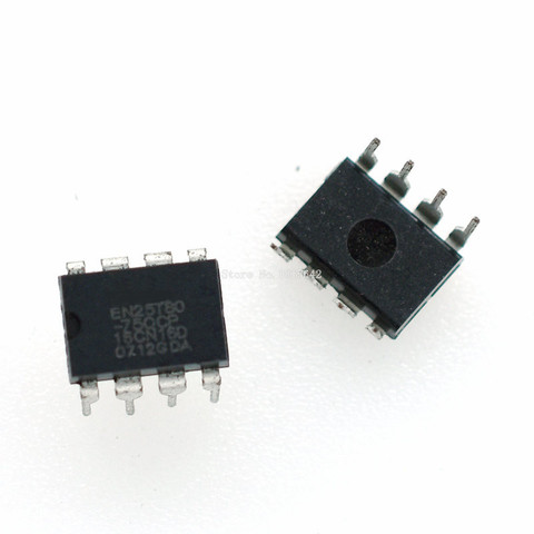 5PCS/LOT EN25T80 EN25T80-75QCP 25T80 DIP-8 IC Chip ► Photo 1/1