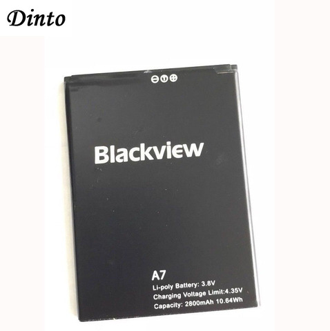 Dinto 1pcs High Quality 2800mAh Blackview A7 Mobile Phone Battery for Blackview A7 Pro Replacement Batteries ► Photo 1/4