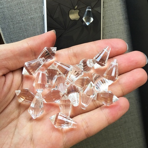 10Pcs Glass Art Crystal Chandelier Lamp Prisms Suncatcher Pendant 20mm DIY Jewelry Faceted ► Photo 1/6