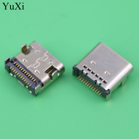 YuXi 1x New 24 pin Type C USB Female Jack C micro USB 3.1 Power jack socket Connector Charge charging Dock port Plug Hot ► Photo 1/3