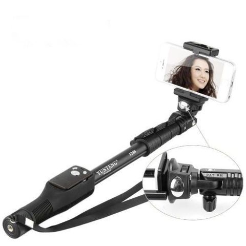 Yunteng YT 1288 Extendable Selfie Stick with Bluetooth Remote Shutter Smartphones Clip Monopod ► Photo 1/6