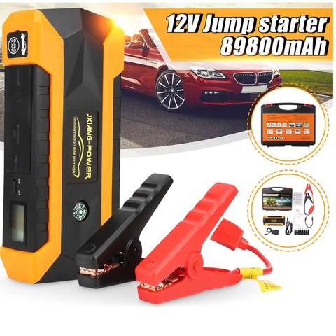 1set 89800mAh 12V 4USB Car Battery Charger Starting Car Jump