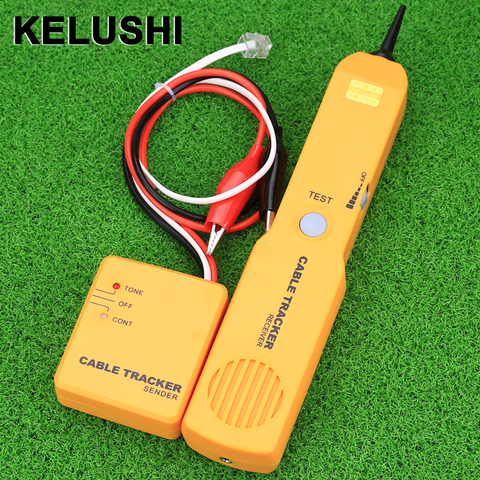 KELUSHI Portable RJ11 Network Phone Telephone Cable Tester Toner Wire Tracker Tracer Diagnose Finder Detector Networking Tools ► Photo 1/6