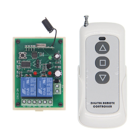 500m Motor Remote Switch Controller DC 12V 24V Motor Screen Forwards Reverse Up Down Wall Transmitter ► Photo 1/1