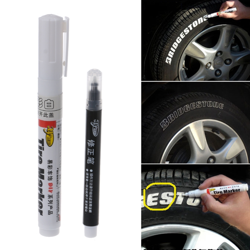 1 Set of White-Color Permanent Tire Marker Pen for Car Tyre And Motocycle  Tyre - Price history & Review, AliExpress Seller - SMRT-LIFE Store