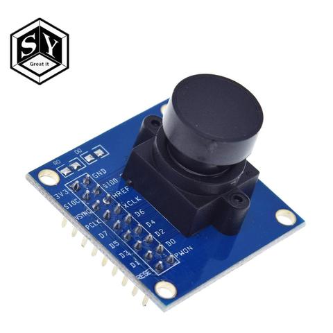 1PCS Great IT OV7670 camera module Supports VGA CIF auto exposure control display active size 640X480 for Arduino ► Photo 1/6