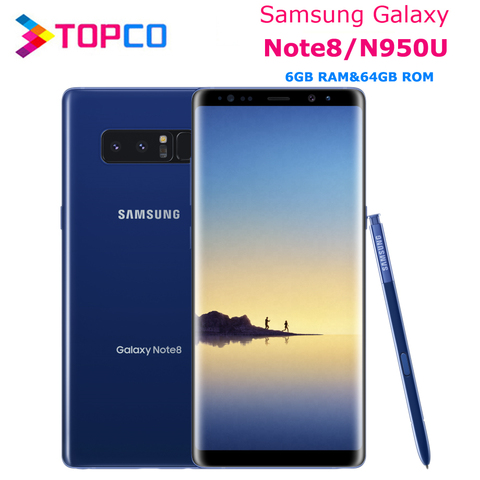 Samsung Galaxy Note8 Note 8 N950U Unlocked 4G LTE Android Phone Octa Core 6.3