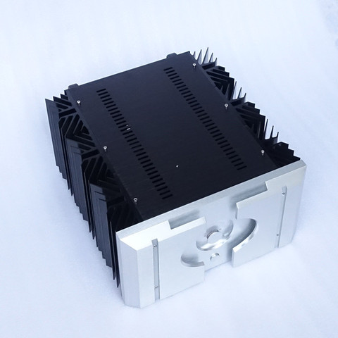 BRZHIFI imitate PASS XA160.5 CNC precision machining aluminum case for power amplifier 3/4 size ► Photo 1/5