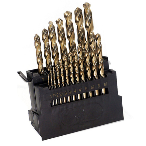 Drill Bit Set M42 HSS Contain 8% Metal Cobalt For Copper Iron Aluminum woodworking Stainless Steel Drilling Core Twist Drill Bit ► Photo 1/6