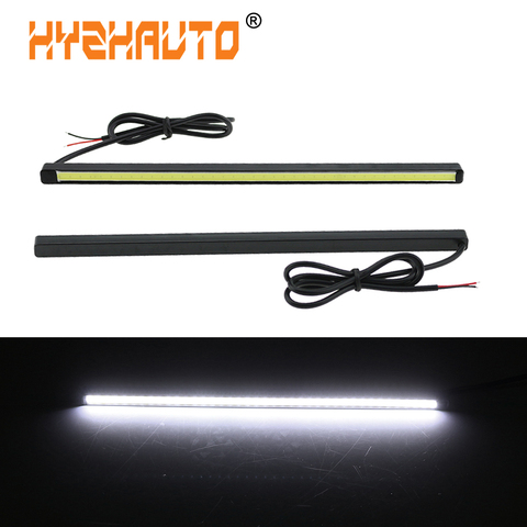 HYZHAUTO 2Pcs 20CM COB Daytime Running Lights Car LED DRL Auto Driving Light Source White  Waterproof Strip Lamp 12V ► Photo 1/6