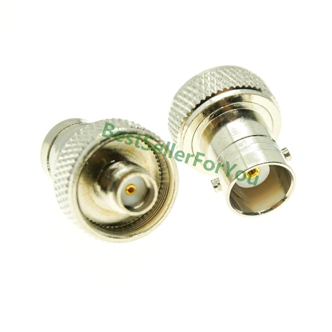 SMA Female To BNC Female Convert Adapter For Two Way Radio BaoFeng UV-5R FD-880 Nickel plated ► Photo 1/1