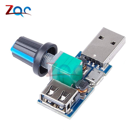 DC 5V Micro USB Fan Governor Wind Speed Controller Air Volume Regulator Cooling Mute Multifunction Noise Reduction Switch Module ► Photo 1/6