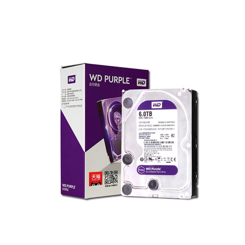 WD Purple 6TB Surveillance HDD Hard Disk Drive SATA 6.0Gb/s 3.5