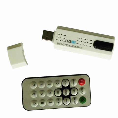 DVB t2 DVB C USB tv Tuner Receiver with antenna Remote Control HD TV Receiver for DVB-T2 DVB-C FM DAB USB Tv stick ► Photo 1/6