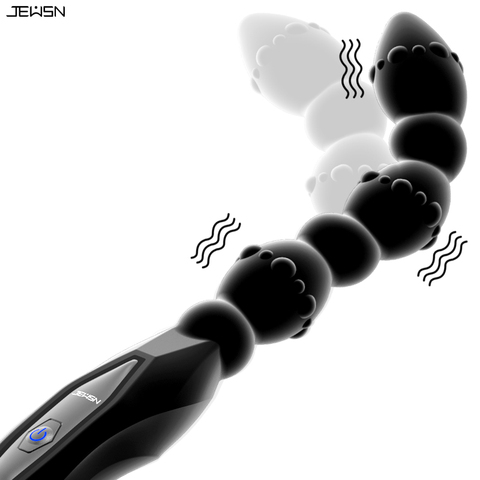 Lengthen Vibrator Anal Pull Beads USB Magnetic Charging Anal Plug 10 Speeds Vibration G Spot Stimulation Adult Gay Sex Toys ► Photo 1/6